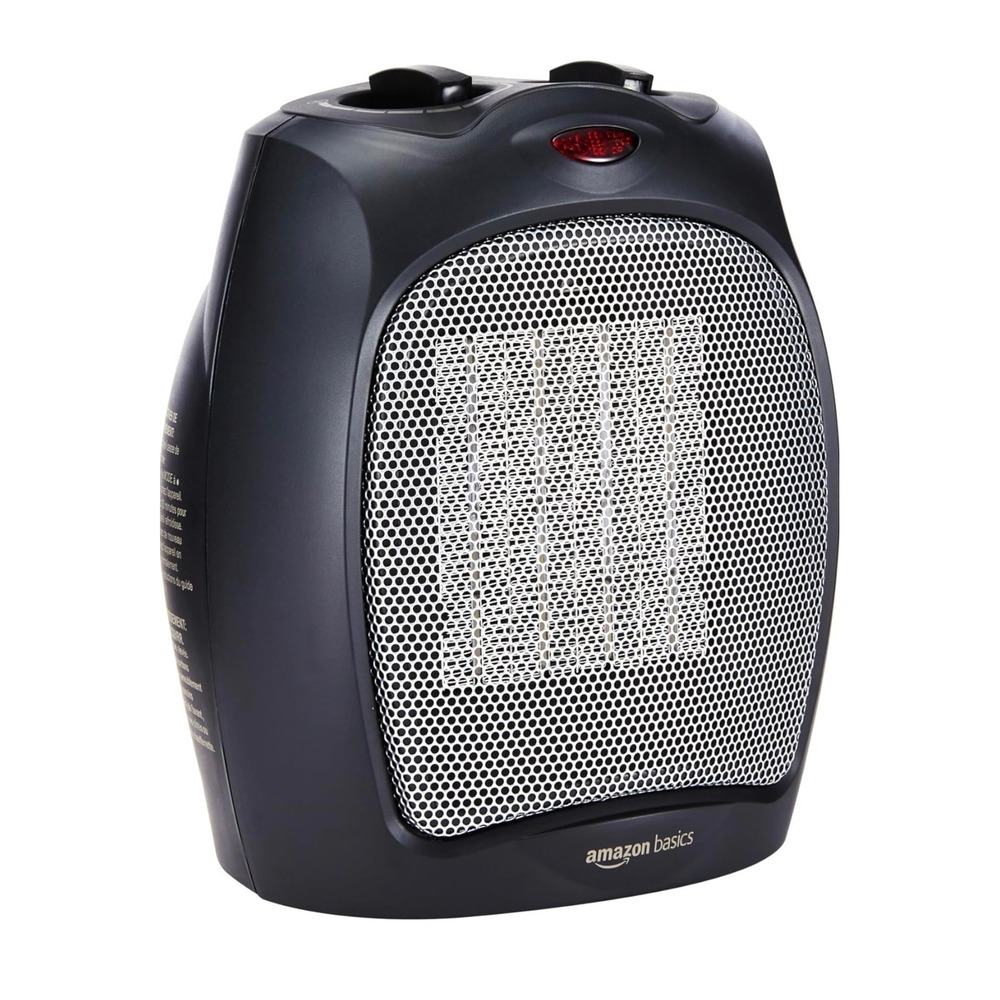 Renewed Amazon Basics‎ Portable Ceramic Space Heater Black 1500w